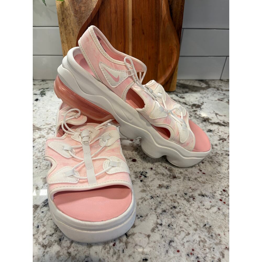 Chunky Nike Air Max Koko Pink Platform Sandals Size 11 Preowned